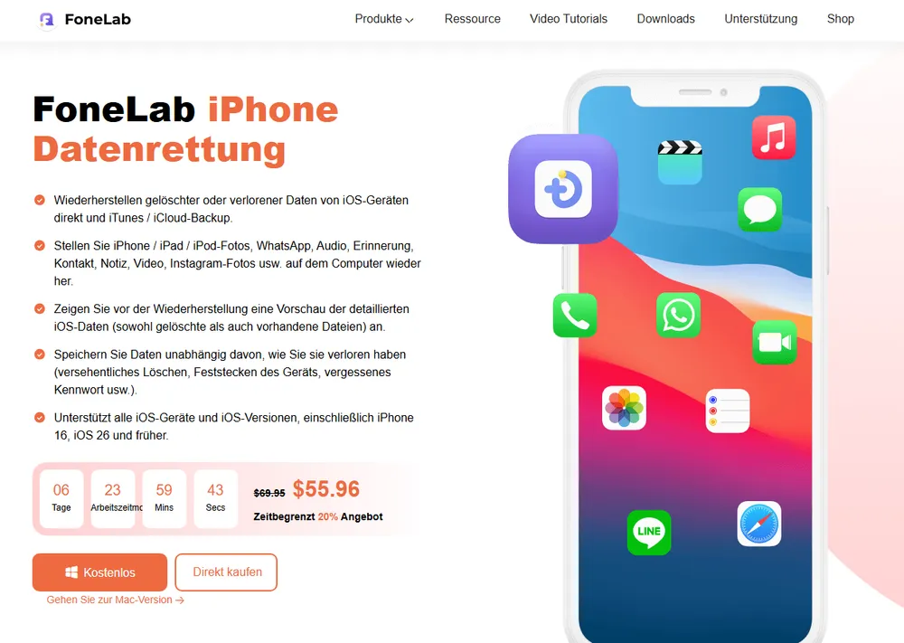 FoneLab iPhone Data Recovery-herunterladen-deutsch.webp